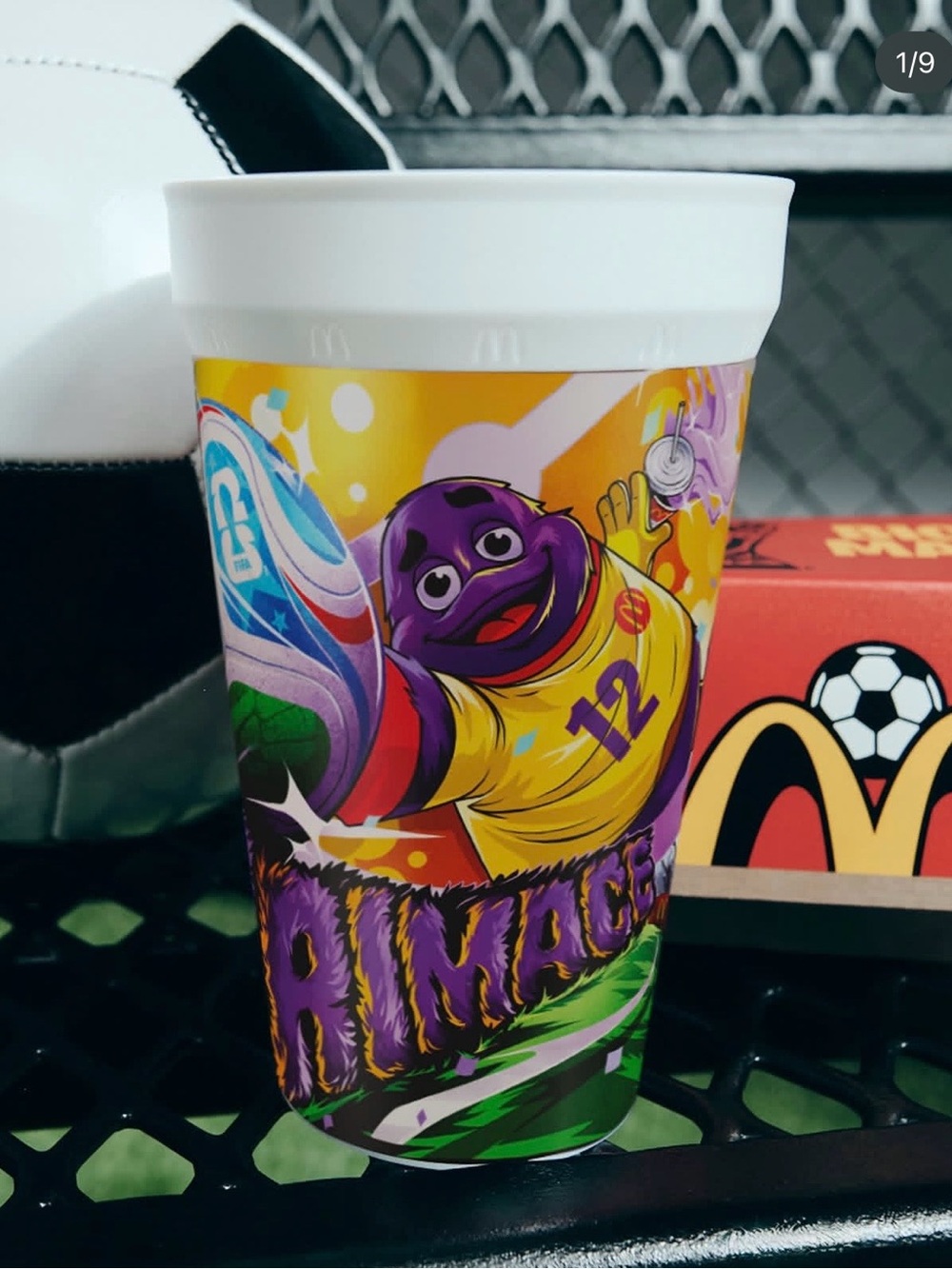 Mcdonald's X Fifa 2026 Collectible Cup Grimace